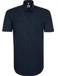 Seidensticker Herren Hemd kurzarm 001001/003001 navy 42