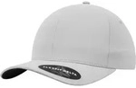 FLEXFIT Unisex 6-Panel Kappe 'Delta' Klassische Cap 180 silver L/XL