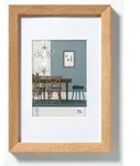 Walther Bilderrahmen Fiorito Holz Eiche Hell / Kunstglas / 50 x 70