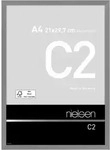 Nielsen Aluminium-Bilderrahmen C2 21,0 x 29,7 (A4) / Struktur Grau matt