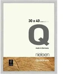 Nielsen Bilderrahmen Quadrum Holz Silber / 30 x 40