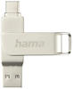 Hama Usb-Stick "C-Rotate Pro", Usb-C 3.1/3.0, 256Gb, 100Mb/S, Silber