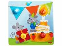 Haba - Haba Greifpuzzle Geburtstagsmäuse (Kinderpuzzle)