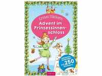 Adventskalender / Erstes Stickern - Advent im Prinzessinnenschloss, Kartoniert...