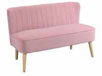 2 Sitzer Mit Weicher Polsterung (Farbe: Pink)