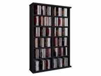 Vcm Holz Cd Dvd Stand Regal Ronul (Farbe: Schwarz)