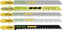 Festool 204275, Festool Stichs&auml;geblatt Set STS-Sort/25 W - 25 teilig - f&uuml;r Holz -