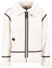 B-3 Faux Leather Bomber Jacket
