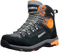 GUGGEN Mountain Herren Wanderschuhe Leder Schwarz