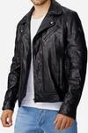 Tazzio Herren Jacke Lederjacke Biker Echtleder