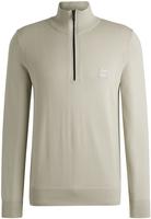 Boss Orange Kanobix Hellbeige 271 1/4 Zip Pullover in Nude