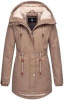 Navahoo Ireliaa Damen Parka &ndash; Windabweisende Winterjacke mit Teddyfell &...