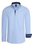 Rusty Neal Overhemd Regular Fit Blau 80e0384c-6e78-49f1-8ef1-1a3c1d691dec