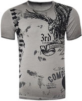 Rusty Neal T-Shirt Verwaschen American Eagle Print