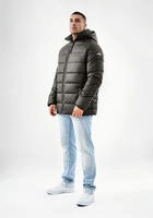 Arctic Seven Herren Steppjacke wind- und wasserabweisende Winterjacke mit Kapuze