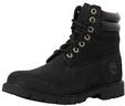 Timberland 6-Zoll-Lederstiefel Im Basic-Stil, Schwarz