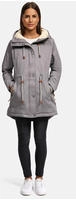 Navahoo Ireliaa Damen Parka &ndash; Windabweisende Winterjacke mit Teddyfell &...