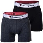 Champion Boxershorts 2er Pack Baumwolle Logobund...