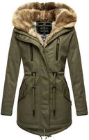 Navahoo Damen Winterjacke Diamond &ndash; Warm, Edel & Mit Teddyfell