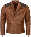 Rock Creek Lederjacke Hellbraun 592e7b36-20e8-4cf6-bd59-f69a50d268ef