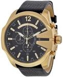 Diesel Mega Chief Schwarz Herren Armbanduhr DZ4344