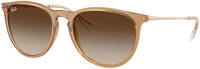 Ray-Ban RB4171 Erika 681413 poliertem Gummi beige Farbverlauf braun Sonnenbrille