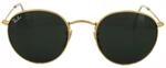 Ray-Ban Sonnenbrille rund Metall 3447 001 Gold Gr&uuml;n 50mm