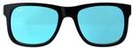 Ray-Ban Sonnenbrille Justin 4165 622/55 Schwarz-Blau-Spiegel
