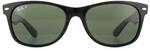 Lunettes De Soleil Ray-Ban Newfarer 2132 901/58 Noir Vert G-15 Polaris&eacute; 55mm