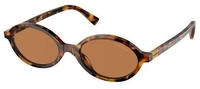 Miu Miu MU04ZS 19P2Z1 Sonnenbrille hell havannabraun