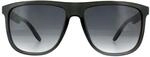 Carrera Rectangle Mens Grey Grey Grey Gradient Sunentes