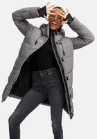 Marikoo Damen Winter-Steppjacke mit Kapuze & Fleecefutter &ndash; Kaituu