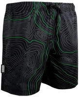 GUGGEN Mountain Herren Badehose Streifen l&auml;ssige Boardshorts Linien Muster