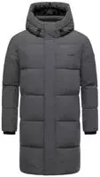 Stone Harbour Herren Steppmantel Hadrieen mit Fleecefutter & Kapuze