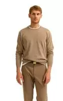 Bugatti Herren Pullover Rundhals Basic Essential aus reiner Baumwolle