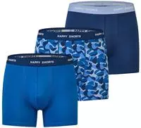 Happy Shorts Herren Trunk JerseyUnterhose, Unterw&auml;sche, Boxer Trunk