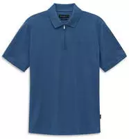 Bugatti Herren Poloshirt mit kurzem Rei&szlig;verschluss