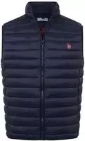 U.S. POLO ASSN. Herren Steppweste &ndash; leicht & packbar, mit Stehkragen & Beutel