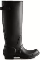 Hunter Original Tall Back Adjustable Gummistiefel F&uuml;r Damen In Schwarz