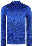 Under Armour Storm Langh&uuml;lle Blue Herren Aop Golf Mock Baselayer 1366273 400