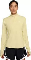 Nike Dri-fit Trail Langarmshirt Mit Halbem Rei&szlig;verschluss, Gelb