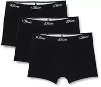 s.Oliver Boxerbrief, regul&auml;re Passform - Schwarz