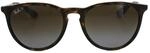 Ray-Ban Sonnenbrille Erika 4171 710/T5 Tortoise & Gunmetal Braun Gradient Polarisiert