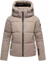 Navahoo Damen-Steppjacke Frostherz XIV, modern und warm - Grau