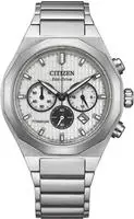 Citizen Zenshin Senkei Silber Herren Armbanduhr CA4690-51A