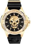 Philipp Plein The $kull Genderless Schwarz Unisex Armbanduhr PWNAA0122