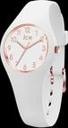 Ice-Watch Ice Watch Ice Glam - Wei&szlig; Ros&eacute;gold - Zahlen M&auml;dchen Wei&szlig;er Uhr...