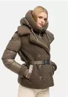 Navahoo Kuschelige Teddy-Steppjacke &raquo;Kuschelh&auml;schen&laquo; mit abnehmbarer Kapuze...