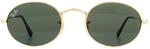Ray-Ban Oval Unisex Gold Gr&uuml;n G-15 Sonnenbrille 709b87d5-eea2-4c41-be78-7b905ca9d34e