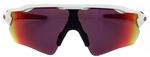 Oakley Wrap Mens Polished White Prizm Road Lunettes de soleil